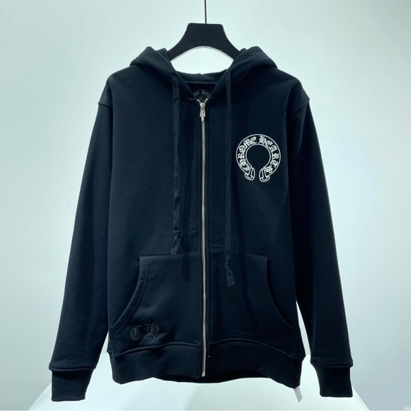 Chrome Hearts Other - Chrome Hearts Black Zip-Up Hoodie